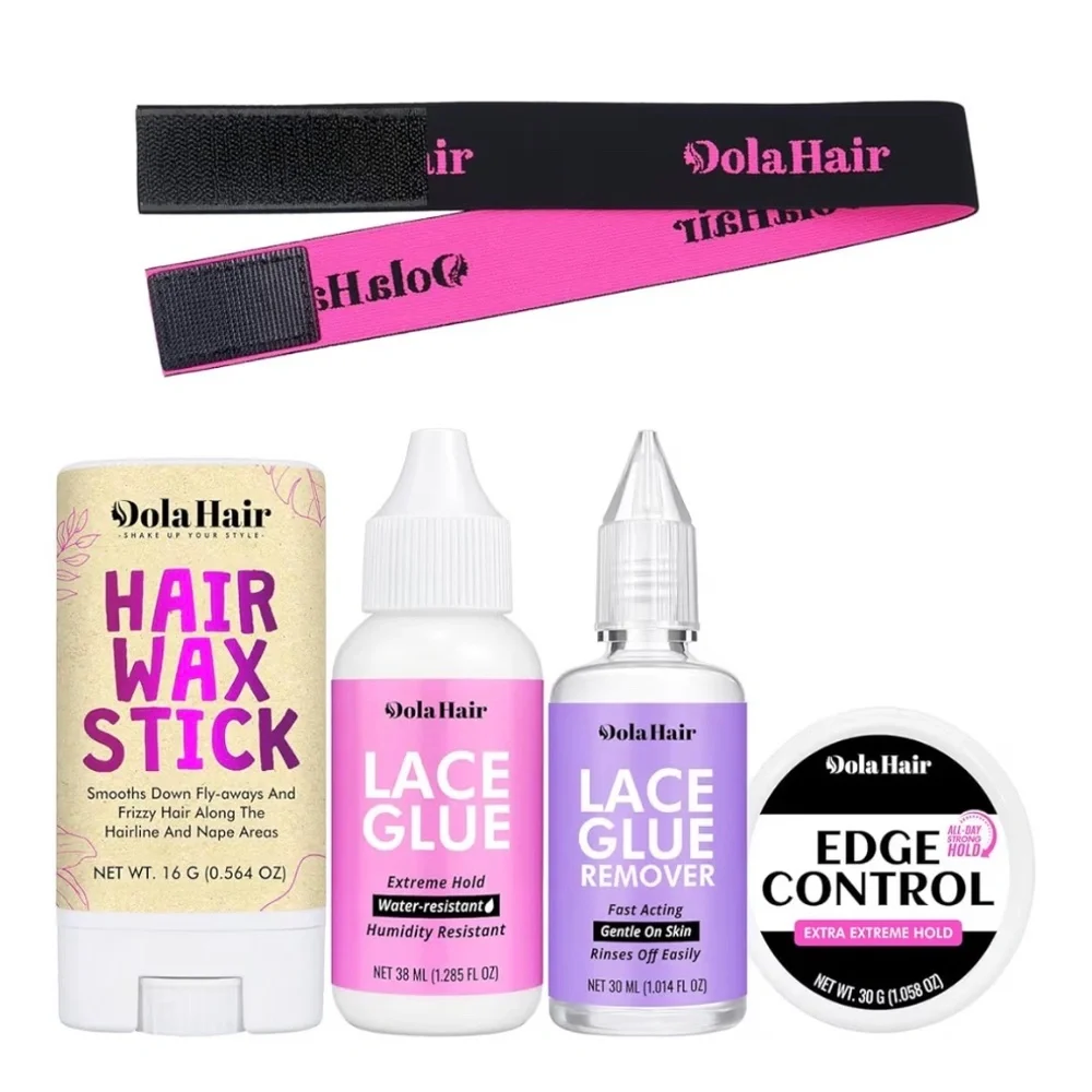 Dolahair Lace Wig Glue Kit - Waterproof Lace Front Adhesive for Wigs (Glue Kit-5